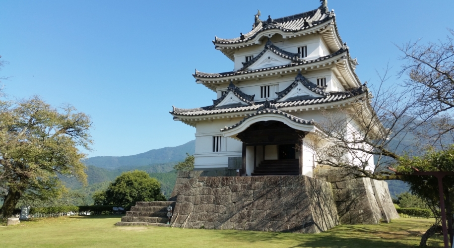 Uwajima castle Ehime prefecture is one of Japans 12 original castles